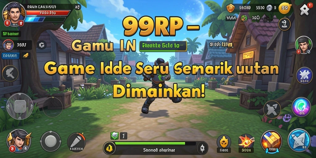 Tampilan gameplay 99RP yang menarik dengan mekanisme Idle yang intuitif.
