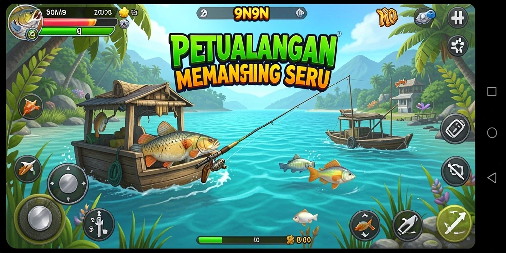 Tangkapan ikan beragam di gameplay 9N9N yang menarik.
