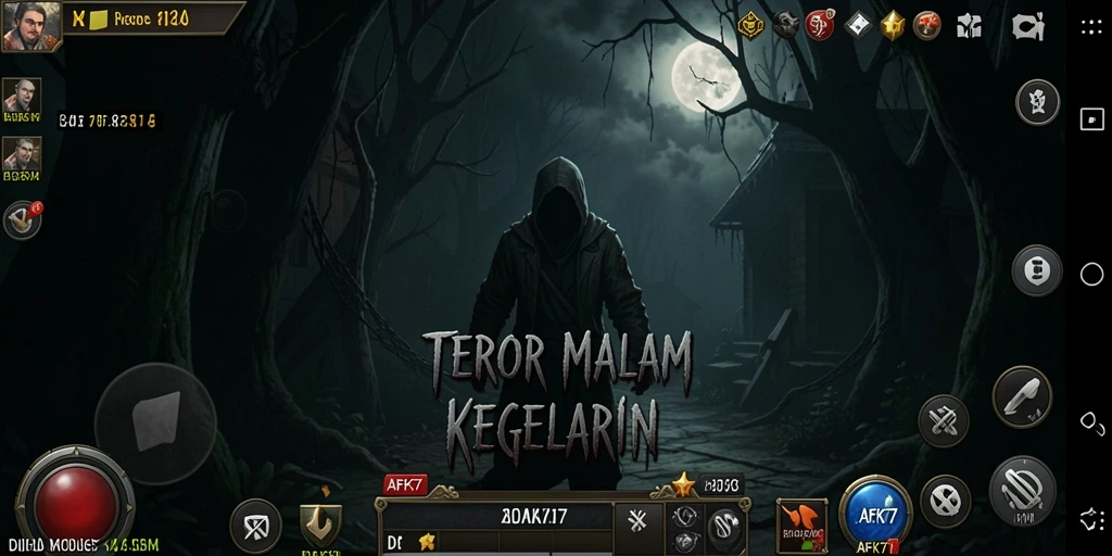 Tangkapan layar menampilkan gameplay menegangkan di AFK77.