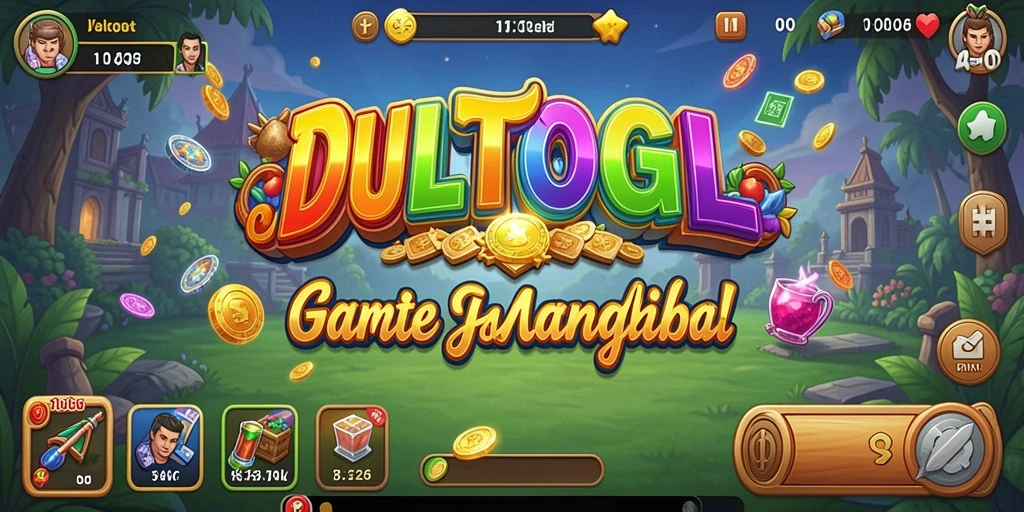 Tangkapan layar gameplay DULTOGEL menampilkan keseruan permainan santai.