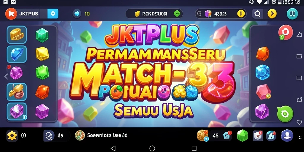 Tampilan gameplay seru JKTPLUS yang menakjubkan di layar.
