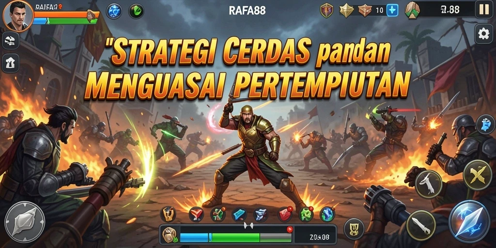 Tampilan gameplay strategis RAFA88 yang mengasyikkan.
