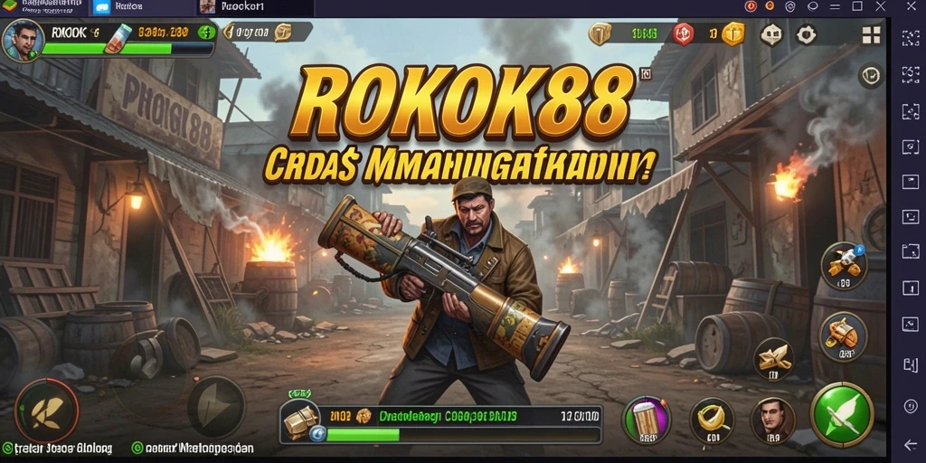 Tampilan gameplay seru dalam ROKOK88 yang menampilkan strategi cerdas.