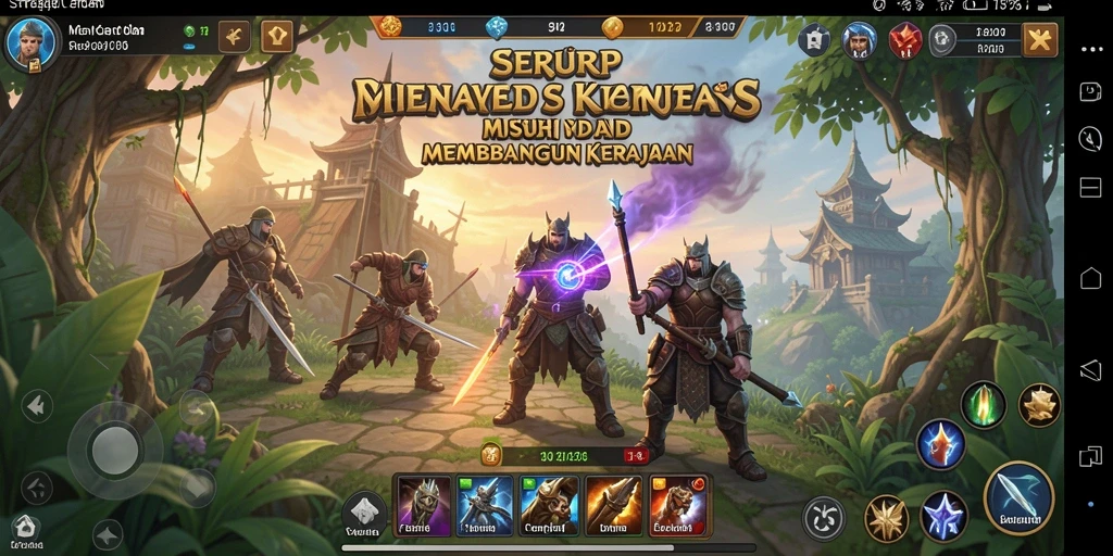Tampilan menarik dari gameplay SERURP yang penuh strategi.