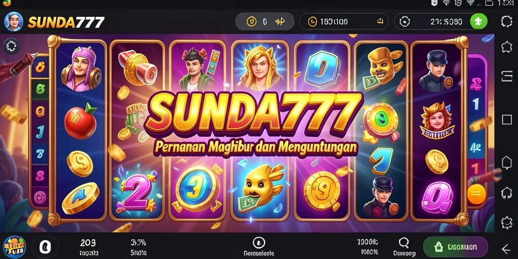 Screenshot SUNDA777 menampilkan gameplay seru dengan animasi dan efek suara yang memukau.